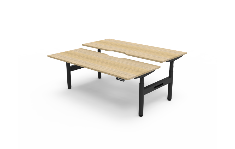 Natural Oak top with Black frame